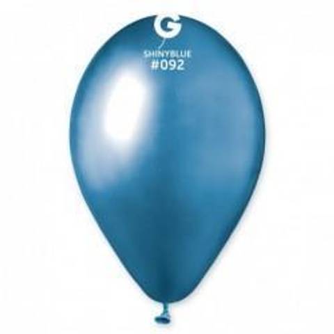 Bilde av 092  Gemar lateksballonger  Shiny Blue 33cm 50stk