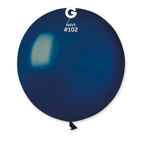 Bilde av 102 Gemar lateksballonger Navy 80cm 10stk